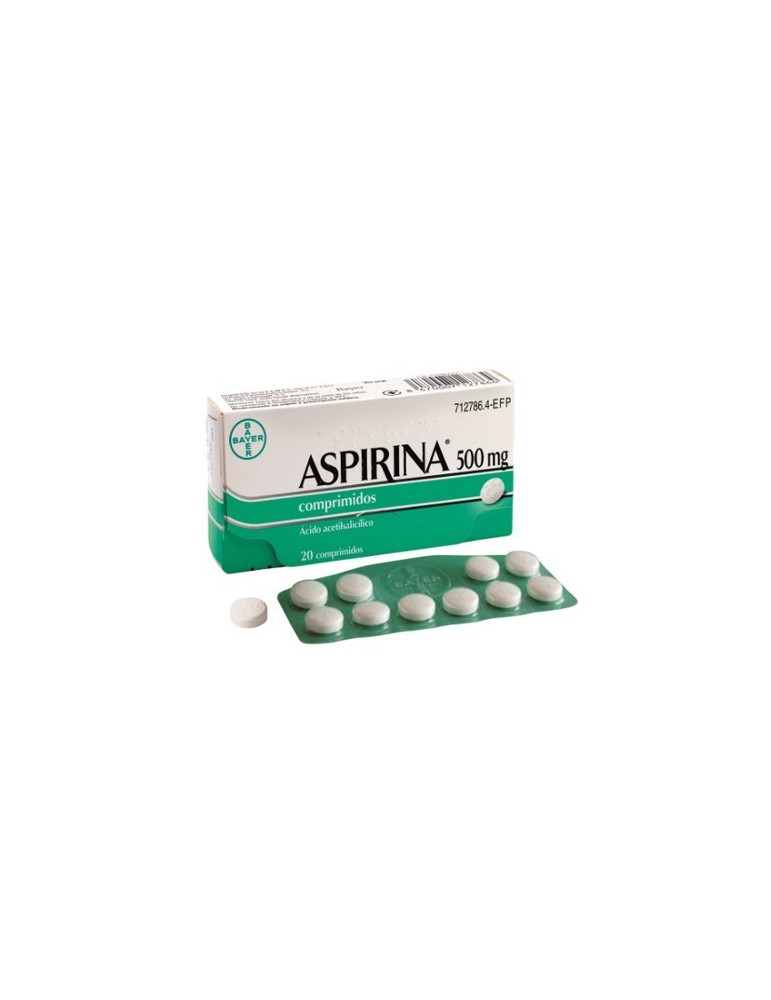 ASPIRINA 500 MG 20 COMPRIMIDOS