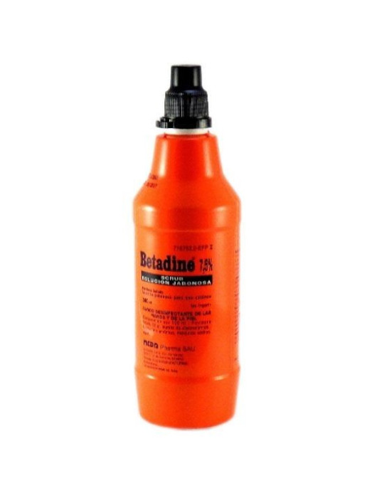 BETADINE JABONOSO 75 MG/ML SOLUCION CUTANEA 1 FRASCO 500 ML