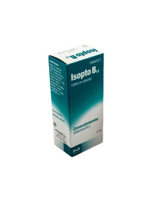 ISOPTO B12 0,5 MG/ML COLIRIO EN SOLUCION 1 FRASCO 5 ML