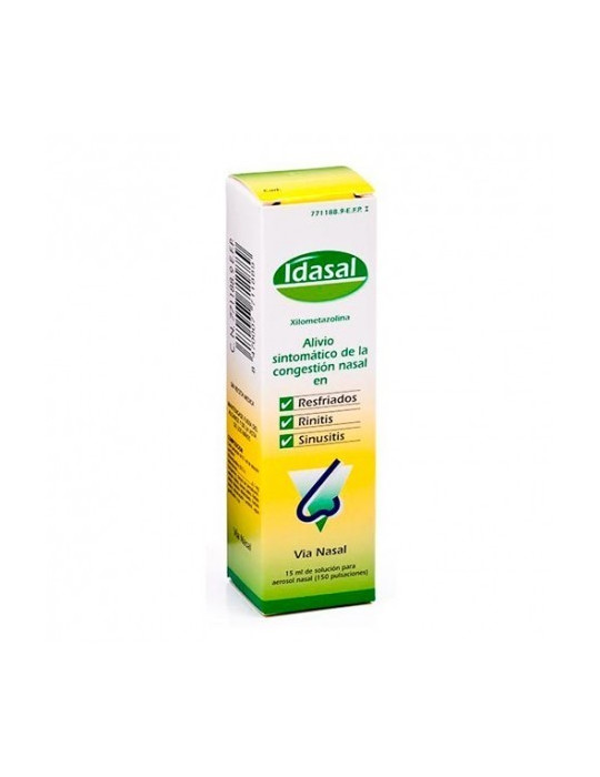 IDASAL 1 MG/ML SOLUCION PARA PULVERIZACION NASAL 1 FRASCO 15 ML