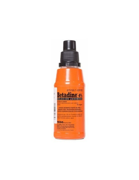 BETADINE JABONOSO 40 MG/ML SOLUCION CUTANEA 1 FRASCO 125 ML