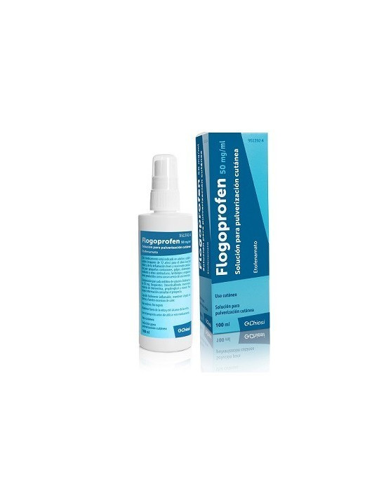 FLOGOPROFEN 50 MG/ML SOLUCION PARA PULVERIZACION CUTANEA 1 FRASCO 100 ML