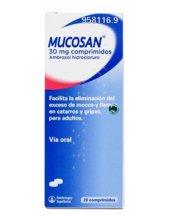 MUCOSAN 30 MG 20 COMPRIMIDOS