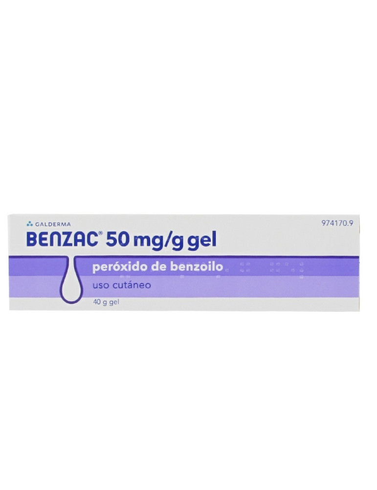 BENZAC 50 MG/G GEL CUTANEO 1 TUBO 40 G