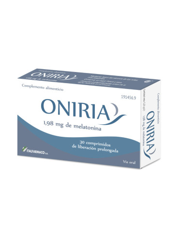 ONIRIA 30 COMPRIMIDOS RECUBIERTOS