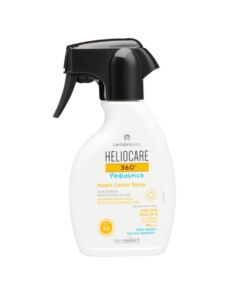 HELIOCARE 360º SPF 50+ PEDIATRICS ATOPIC LOTION SPRAY PISTOLA 250 ML