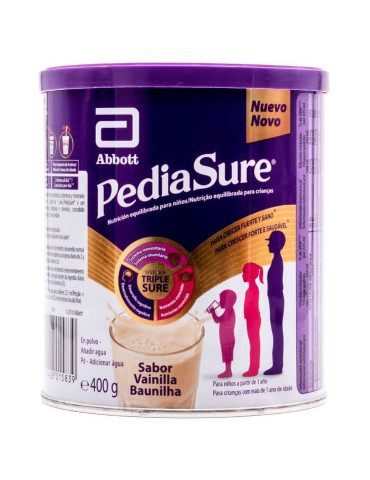 PEDIASURE POLVO LATA 400 G VAINILLA