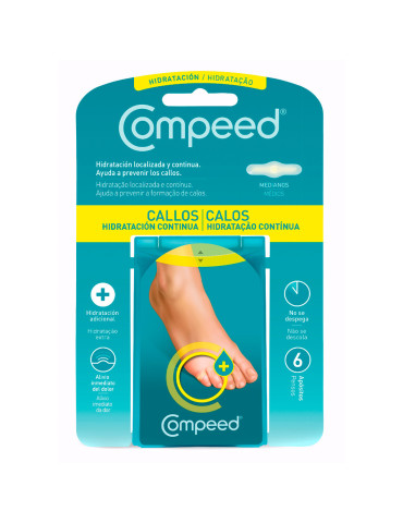 COMPEED CALLOS HIDRATACION CONTINUA 6 UNIDADES