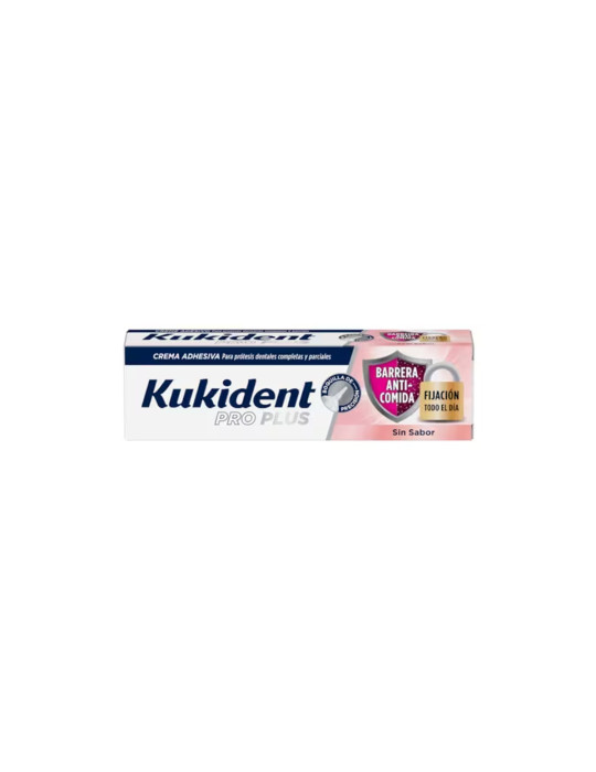 KUKIDENT PRO PLUS BARRERA ANTICOMIDA CREMA ADH SIN SABOR 40 G