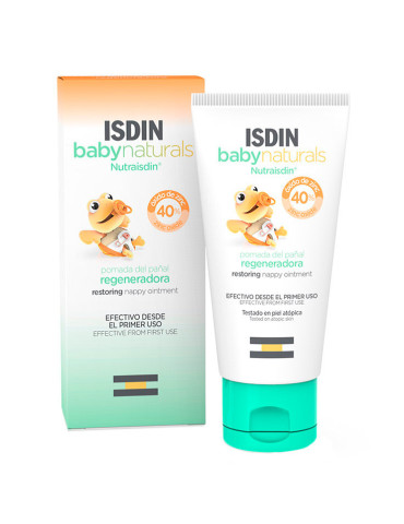 ISDIN BABY NATURALS NUTRAISDIN ZN40 POMADA DEL PAÑAL REGENERADORA 50 ML