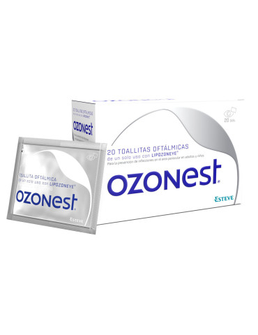 OZONEST 20 TOALLITAS OFTALMICAS