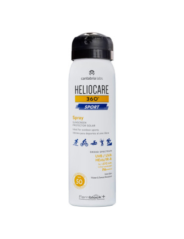 HELIOCARE 360º SPORT SPRAY PROTECTOR SOLAR SPF 50 1 ENVASE 100 ML