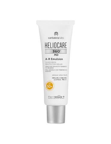 HELIOCARE 360º MD A-R EMULSION PROTECTOR SOLAR PIEL SENSIBLE CON TENDENCIA A ROJECES SPF 50+ 1 TUBO